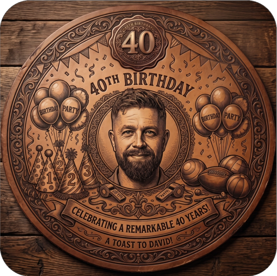 Personalised Beer Mat