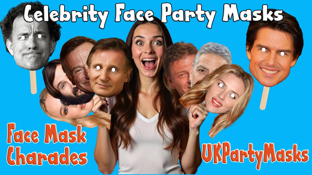 Celebrity Charades Face Mask Game