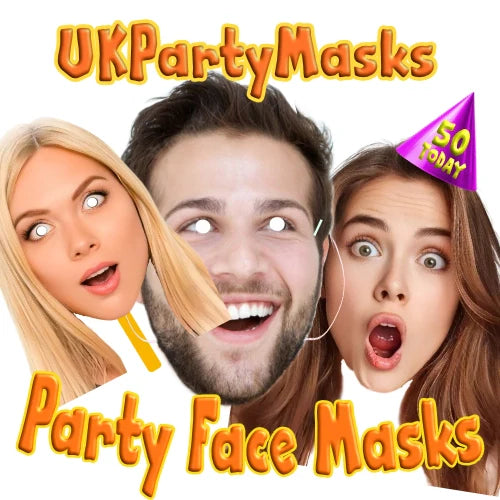 Unmask the Fun: Bring Your Next Party to Life with Personalised Cardboard Face Masks!