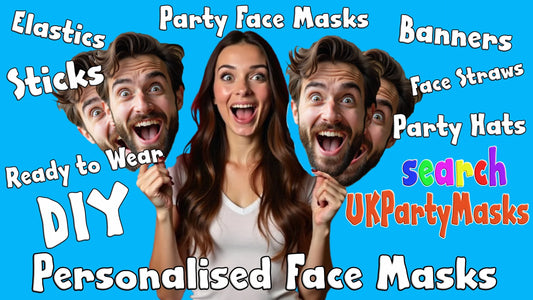 Party Face Masks for Kids’ Birthday Parties & Children’s Parties 🎉🎭
