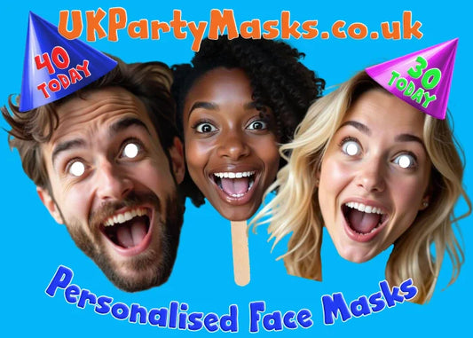 Personalised Party Face Masks That Get Laughs