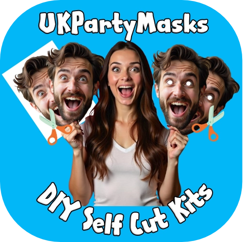 Cheap photo face masks DIY self cut kit