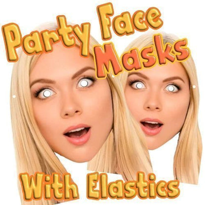 Party Face Masks with elastics