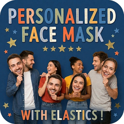 Personalised Face Mask with Elastics