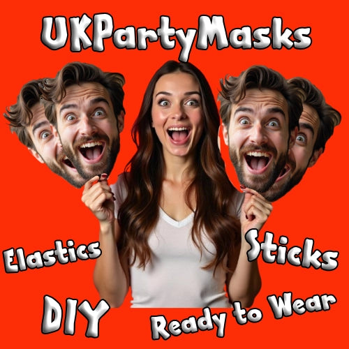 Personalised Face Masks from UKPartyMasks
