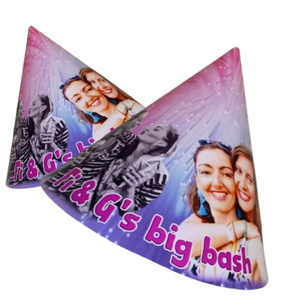 Personalised Party Hats from Personalised Face Mask